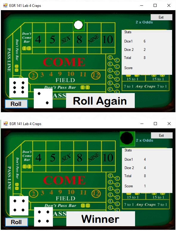 egr 141 craps game