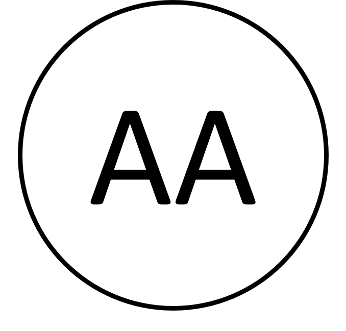 Circle with initials AA